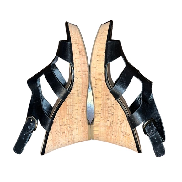 Franco Sarto Collete Black Wedge SZ 10 - Picture 4 of 5